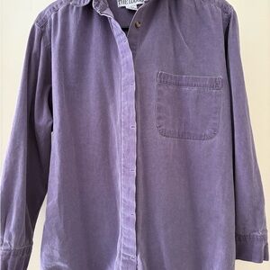 Vintage The Lodge Men's Purple Shirt